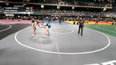 5A 113 lbs Cons. Round 1 - Gabriel Rivera, Mission Sharyland Pioneer vs Jonas Casillas, El Paso Del Valle