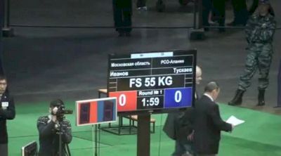55 lbs round2 Mikhail Ivanov vs. Azamat Tuskaev