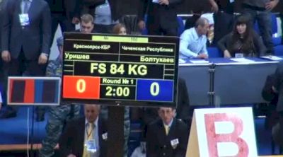 84 lbs semi-finals Anzor Urishev vs. Anzor Boltukaev