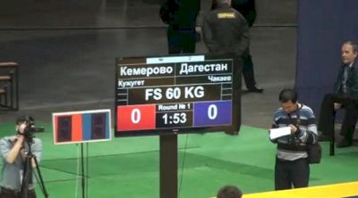 60 lbs round1 Dozurash Kuzhuget vs. Ahmed Chakaev