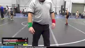84 lbs Round 3 - Dominic Spennato, Malvern vs Mahmoud ElBardicy, Scanlan Wrestling Academy