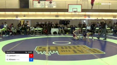 57 kg Semifinal - Tim Lambert, Sunkist Kids Wrestling Club vs Edward Klimara, TMWC