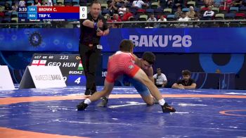 55 kg Repechage - Corey Brown, United States vs Vlad Trip, Romania