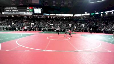 86 lbs Champ. Round 1 - Kynlie Tackett, CPWA vs Aaliyah Rivera, EWA2