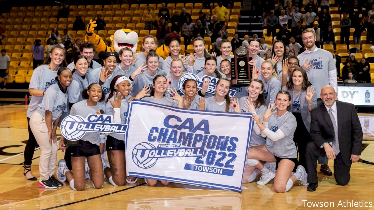 Towson Tops Delaware For Fourth Consecutive CAA Volleyball Title