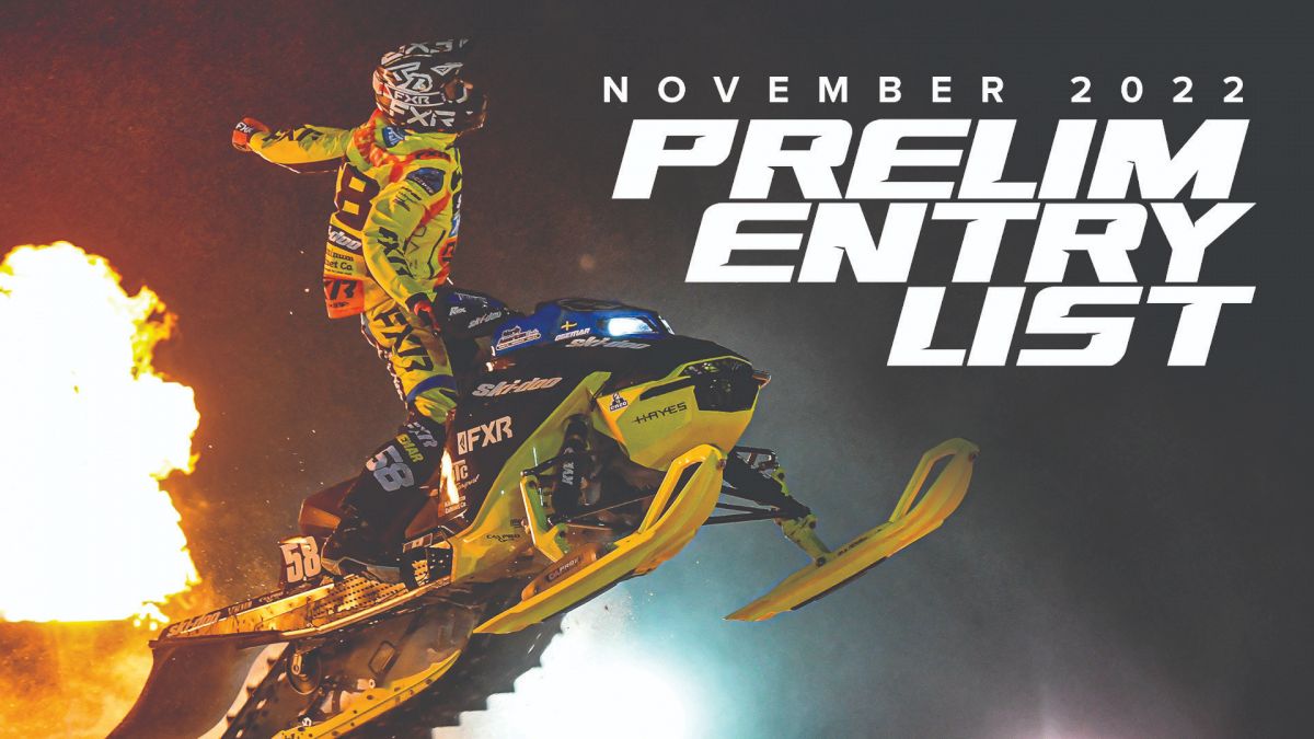 AMSOIL Championship Snocross Prelim Entry List 2022-2023