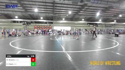 57 lbs Round Of 16 - Raeghan Rivera, Flow Academy Honolulu, HI vs Calliope Coon, Jackson County Wrestling Club