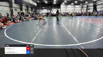 29 kg Rr Rnd 2 - Harper Boyd, Ranger Pride Wrestling vs Scarlett McElhinny, Erie Sports Center