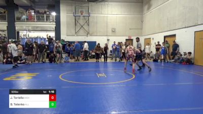 101 lbs Round Of 16 - Jonathan Toriello, Bishop McCort vs Blake Telenko, All American WC