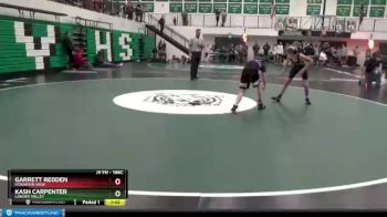 106 lbs Round 1 - Kash Carpenter, Lander Valley vs Garrett Redden, Mountain View