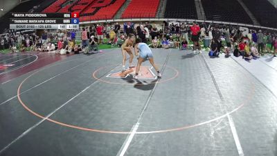 125 lbs Quarters - Maya Fiodorova, Nevada vs Taimane Mata'afa Grove, Hawaii