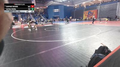 100 lbs Cons. Round 4 - Sophie Boone, Charter School Of Wilmington vs Alysa Patel, Paramus Catholic