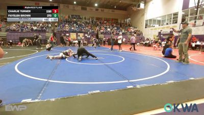 110 lbs Rr Rnd 3 - Charlie Turner, Cowboy Wrestling Club vs Fayelen Brown, Sperry Wrestling Club