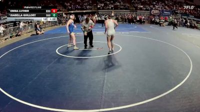 G 126 lbs Quarterfinal - Emma Luther, Benton Girls vs Isabella Guillory, East Ascension Girls