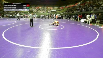 192 lbs Round Of 32 - Jacob Robledo, Wasco HS vs Jonathan Yanez, Madera South