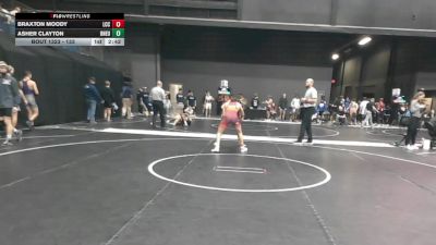 133 lbs Cons. Round 3 - Asher Clayton, Doane University vs Braxton Moody, Labette Community College
