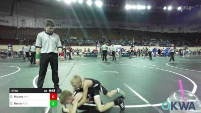 67 lbs Consolation - Ellison Moore, Standfast vs Colby Revis, Pocola Youth Wrestling