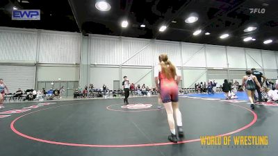 135 lbs Quarterfinal - Shelby Kemp, OK Supergirls Black vs TAILYNN SMITH, Untouchables Girls Teal