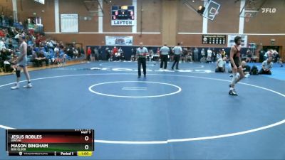 113 lbs Cons. Round 3 - Jesus Robles, Uintah vs Mason Bingham, Box Elder