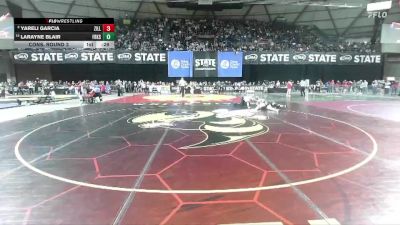Girls 1B/2B/1A 130 Cons. Round 3 - Yareli Garcia, Zillah (Girls) vs LaRayne Blair, Forks (Girls)