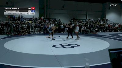 79 kg Champ. Rd Of 16 - Dajun Johnson, Ranger Wrestling Club vs Dean Hamiti Jr, Cowboy RTC/ Titan Mercury Wrestling Club