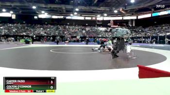 113 lbs Cons. Round 2 - Colton O`connor, Gonzaga Prep vs Carter Fazio, Emmett