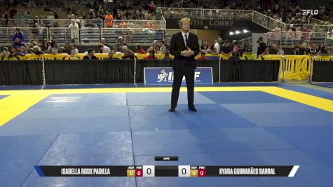 Kiera Bre Thomas vs Isabella Roux Padilla 2025 Pan Kids Jiu-Jitsu IBJJF Championship