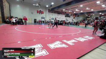140 lbs Quarterfinal - Guadalupe Gomez, Western vs Alyvia Jeha, Canyon