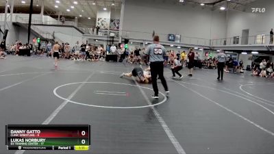 132 lbs Placement (4 Team) - Lukas Norbury, D3 Training Center vs Danny Gatto, Clinic Wrestling