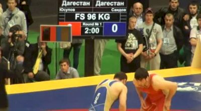 96 3rd place, Ibrahim Saidov vs Hanapi Yusupov