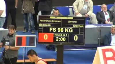 96 lbs consolation Bator Dorzhiev vs. Hanapi Yusupov