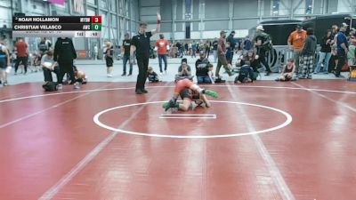 78 lbs Cons. Rd Of 16 - Noah Hollamon, Mine Yard Dogs Wrestling Club vs Christian Velasco, Asylum Wrestling Club