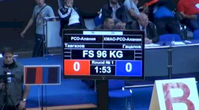 96 lbs round1 Robert Tavgazov vs. Khadzhimurad Gatsalov