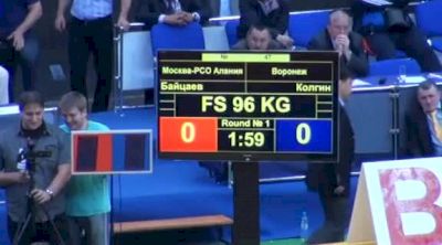 96 lbs round2 Vladislav Baytsaev vs. Alexander Kolgin