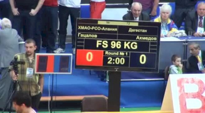 96 lbs semi-finals Khadzhimurat Gatsalov vs. Shamil Akhmedov