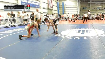 120 lbs Round Of 32 - Lucas Copper, Smittys Barn - HSB vs Erik Klichurov, Team Shutt Weaver - HSB