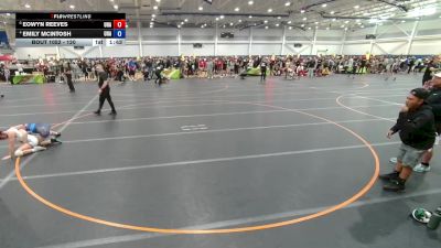 120 lbs Cons. Round 2 - Eowyn Reeves, Unattached vs Emily McIntosh, Unattached