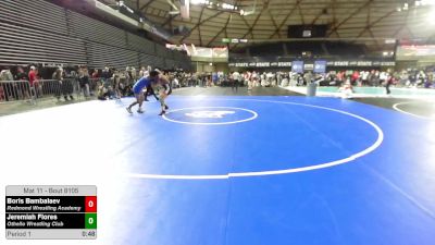 70 lbs Cons. Semis - Boris Bambalaev, Redmond Wrestling Academy vs Jeremiah Flores, Othello Wrestling Club