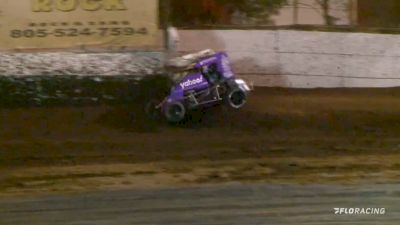 Kaylee Bryson Crashes Hard During Turkey Night Grand Prix Practice