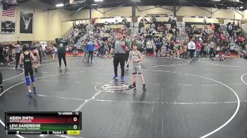 72 lbs Round 1 - Levi Dandridge, Summerville Takedown vs Aiden Smith, Gaston Grizzlies