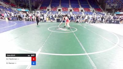 215 lbs Cons 32 #1 - Bentley Fleshman, VA vs Braxton Rance, ND