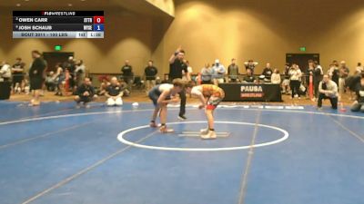 100 lbs Quarters - Owen Carr, Steller Trained vs Josh Schaub, Wyoming Seminary