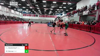 190 lbs Round Of 16 - Lucas Beadenkopf, Holliston vs Mason Skinner, Pentucket