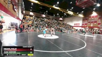 145 lbs Champ. Round 1 - Hugo Sanchez, Wyoming Indian Middle School vs Michael Paslay, Riverton Middle School