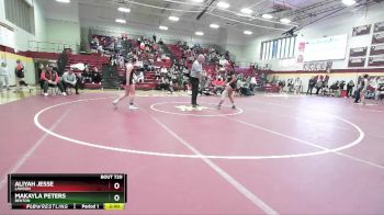 145 lbs 1st Place Match - Makayla Peters, BENTON vs Aliyah Jesse, LAWSON