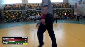 215 lbs Semifinal - Scotty Edwards, CONNEAUT vs Clayton Downs, GARAWAY
