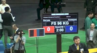 96 lbs round1 Azamat Batuev vs. Shamil Akhmedov