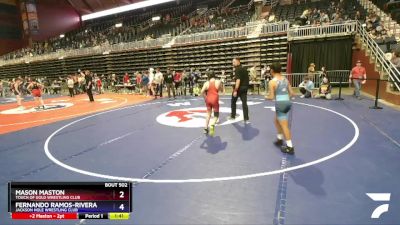 110 lbs 5th Place Match - Mason Maston, Touch Of Gold Wrestling Club vs Fernando Ramos-Rivera, Jackson Hole Wrestling Club