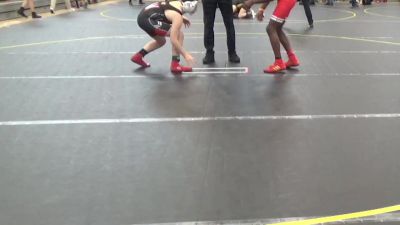 140 lbs Quarterfinal - Dorian Jordan, Upper Marlboro Mustangs vs Christian Sexton, Warhawks