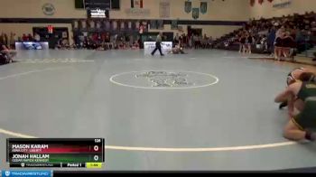 126 lbs Champ. Round 1 - Jonah Hallam, Cedar Rapids Kennedy vs Mason Karam, Iowa City, Liberty